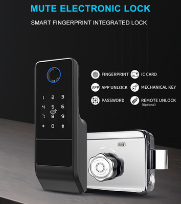 Digital App Wifi Biometric Fingerprint Door Lock Smart Double Sided